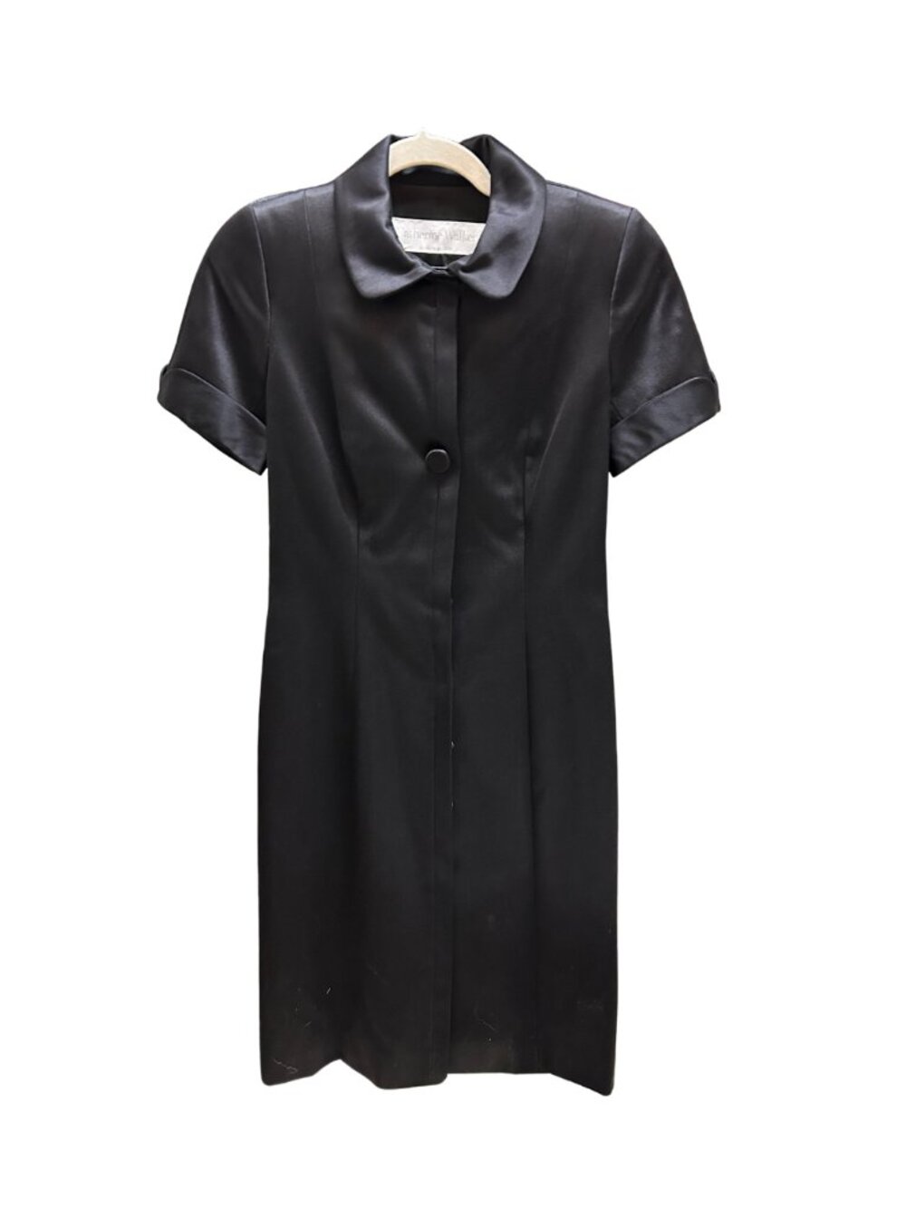Catherine Walker Short Sleeve 100% Pure Silk- Black